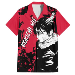 Chemise hawaïenne Kokichi Muta Jujutsu Kaisen style manga - Maison Otaku