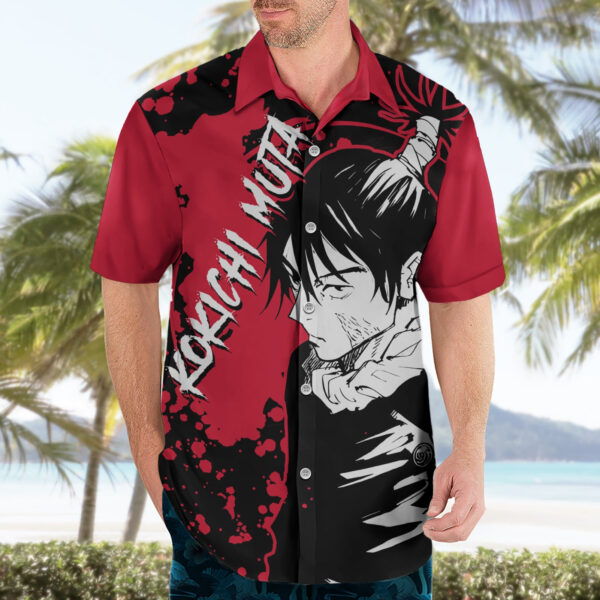 Chemise hawaïenne Kokichi Muta Jujutsu Kaisen style manga - Maison Otaku – Image 3