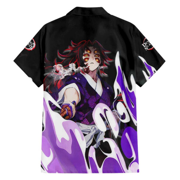 Chemise hawaïenne Kokushibo Demon Slayer Anime - Maison Otaku – Image 2