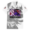 Chemise hawaïenne Kokushibo Kimetsu no Yaiba Japon Anime - Maison Otaku