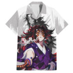 Chemise hawaïenne Kokushibo & Yoriichi Tsugikuni – Maison Otaku