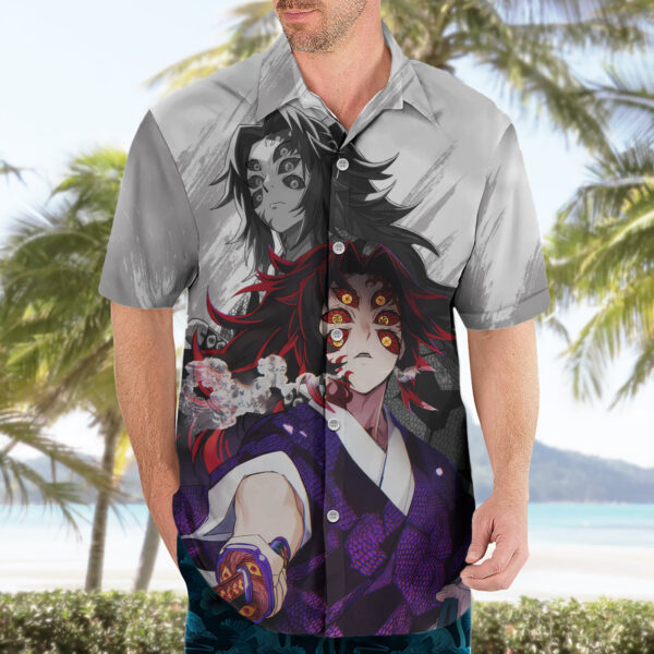 Chemise hawaïenne Kokushibo & Yoriichi Tsugikuni - Maison Otaku – Image 3