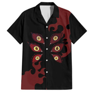Chemise hawaïenne Kokushibou Demon Slayer Anime - Maison Otaku