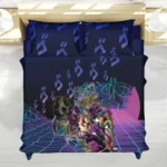 Housse De Couette Jotaro Kujo JoJo’s Bizarre Adventure Parure de lit Ensemble De Literie