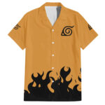 Chemise hawaïenne Kurama symbole du sceau trigramme Naruto – Maison Otaku