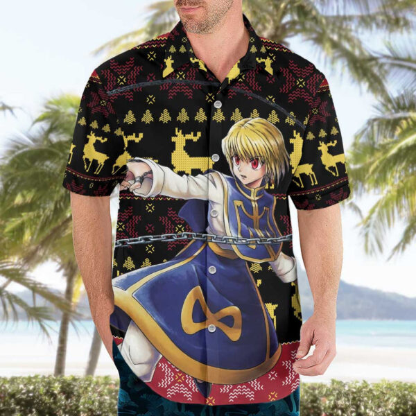 Chemise hawaïenne Kurapika Hunter x Hunter Noël Mix - Maison Otaku – Image 3