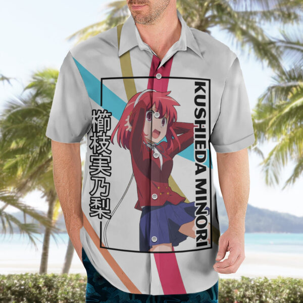 Chemise hawaïenne Minori Kushieda Toradora Anime - Maison Otaku – Image 3