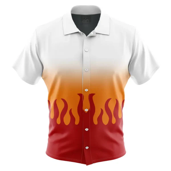 Chemise hawaïenne Kyojuro Rengoku Demon Slayer - Maison Otaku