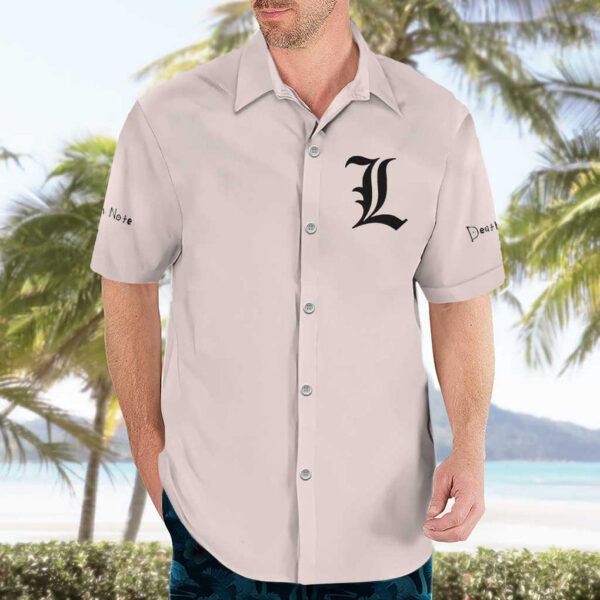 Chemise hawaïenne L Death Note Anime - Maison Otaku – Image 3
