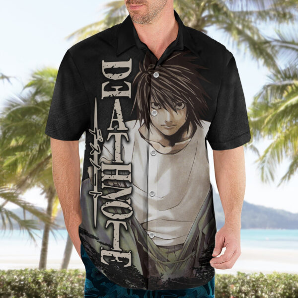 Chemise hawaïenne L Lawliet Death Note - Maison Otaku – Image 3