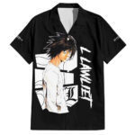 Chemise hawaïenne L Lawliet Death Note Anime – Maison Otaku