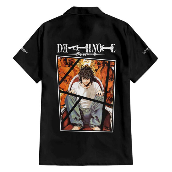 Chemise hawaïenne L Lawliet Death Note Anime - Maison Otaku – Image 2