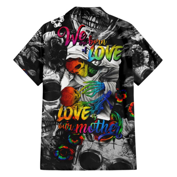 Chemise hawaïenne LGBT L’amour est notre mère - Maison Otaku – Image 2