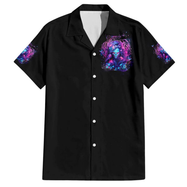 Chemise hawaïenne Lady Skull pas antisociale juste sélective - Maison Otaku – Image 2