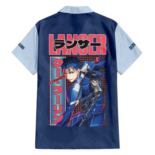 Chemise hawaïenne Lancer Fate Stay Night Anime - Maison Otaku – Image 2