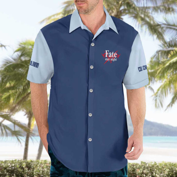 Chemise hawaïenne Lancer Fate Stay Night Anime - Maison Otaku – Image 3