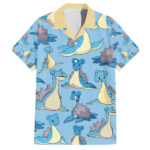 Chemise hawaïenne motif vêtements Lapras – Maison Otaku