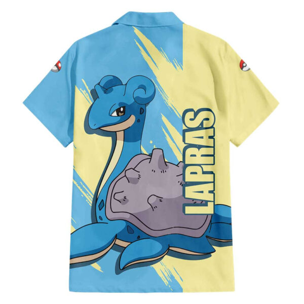 Chemise hawaïenne Lapras Pokémon Anime - Maison Otaku – Image 2