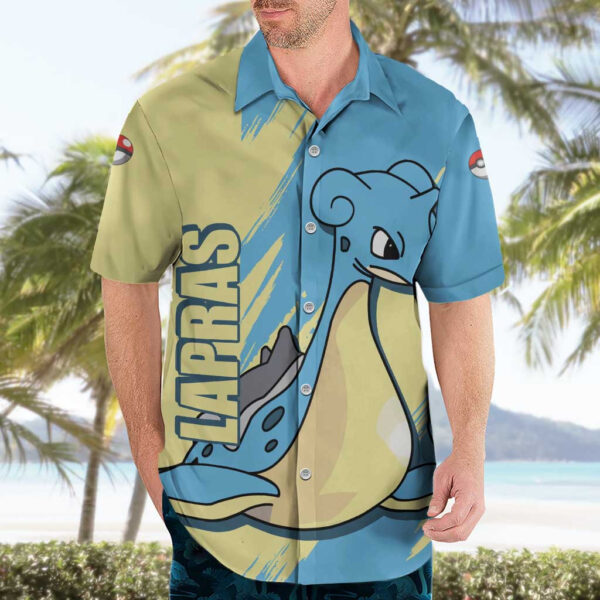 Chemise hawaïenne Lapras Pokémon Anime - Maison Otaku – Image 3