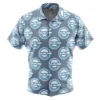Chemise hawaïenne Laughing Man Ghost in the Shell - Maison Otaku