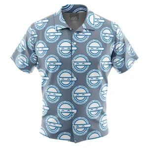 Chemise hawaïenne Laughing Man Ghost in the Shell - Maison Otaku
