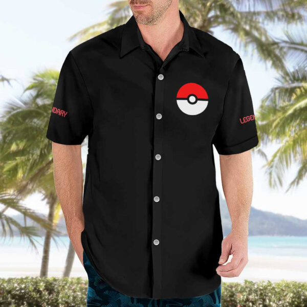 Chemise hawaïenne Pokémon légendaires Anime - Maison Otaku – Image 3