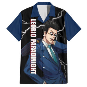 Chemise hawaïenne Leorio Hunter x Hunter Anime - Maison Otaku
