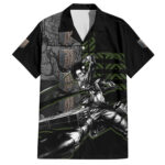 Chemise hawaïenne Levi Ackerman L’Attaque des Titans Anime – Maison Otaku