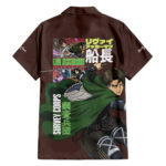Chemise hawaïenne Levi Ackerman L’Attaque des Titans Anime V2 – Maison Otaku