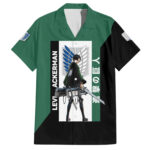 Chemise hawaïenne Levi Ackerman classique – Maison Otaku