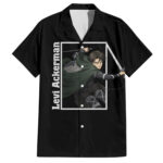 Chemise hawaïenne Levi Ackerman L’Attaque des Titans Anime classique – Maison Otaku