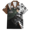 Chemise hawaïenne Levi Ackerman style manga - Maison Otaku