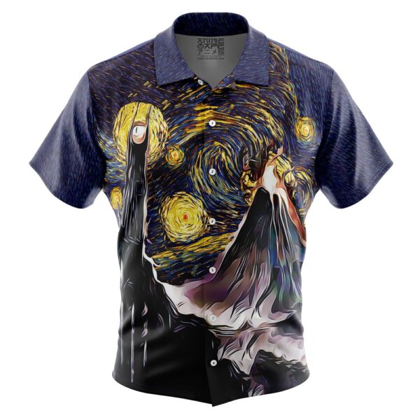 Chemise hawaïenne Seigneur des Anneaux Nuit étoilée - Maison Otaku