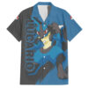 Chemise hawaïenne Lucario Pokémon Anime - Maison Otaku