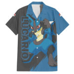 Chemise hawaïenne Lucario Pokémon Anime – Maison Otaku
