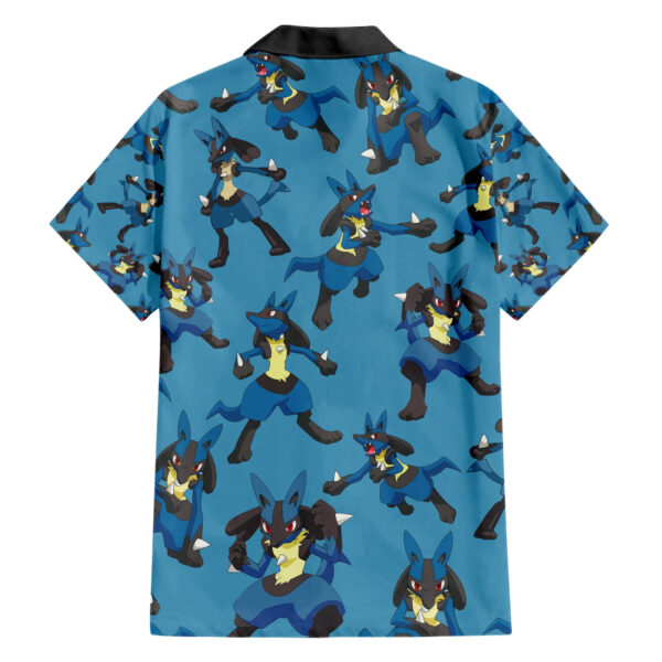 Chemise hawaïenne motif Lucario style pixel - Maison Otaku – Image 2