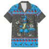Chemise hawaïenne Lucario Pokémon pixel Noël - Maison Otaku