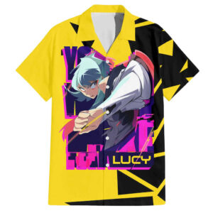 Chemise hawaïenne Lucy Cyberpunk Edgerunners Anime - Maison Otaku