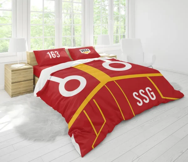 Housse De Couette Luffy Tenue Egghead One Piece Parure de lit Ensemble De Literie – Image 2