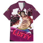 Chemise hawaïenne Luffy Gear 4 One Piece Anime – Maison Otaku
