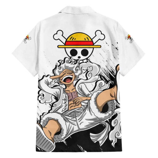 Chemise hawaïenne Luffy Gear 5 One Piece Anime - Maison Otaku – Image 2
