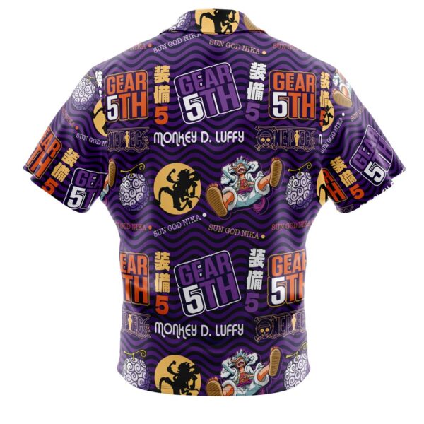 Chemise hawaïenne Luffy Gear 5 Dieu Soleil Nika V3 - Maison Otaku – Image 2