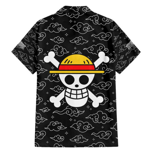 Chemise hawaïenne Luffy Gear 5 cheveux blancs Nika One Piece Anime - Maison Otaku – Image 2