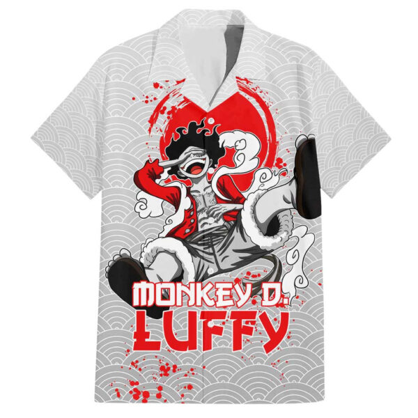 Chemise hawaïenne Luffy One Piece Anime - Maison Otaku
