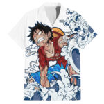 Chemise hawaïenne Luffy One Piece motif japonais Mix Anime – Maison Otaku