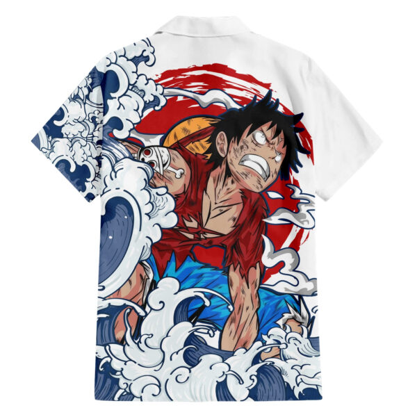 Chemise hawaïenne Luffy One Piece motif japonais Mix Anime - Maison Otaku – Image 2