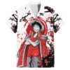 Chemise hawaïenne Luffy Roi des Pirates style japonais - Maison Otaku