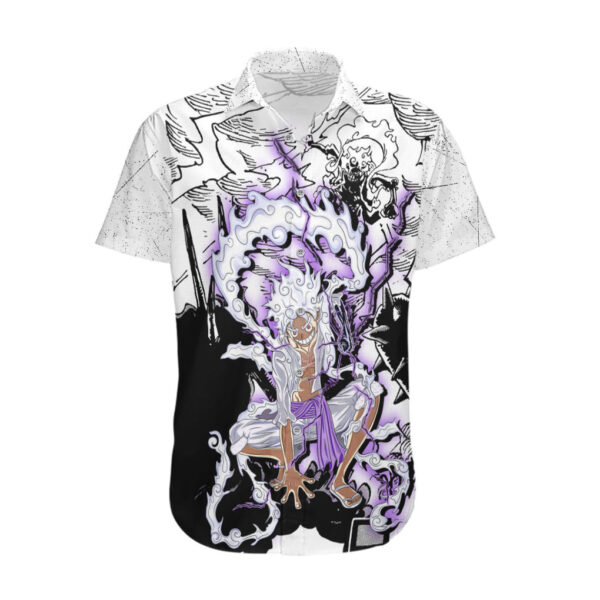 Chemise hawaïenne Luffy Gear Five Kaminari TS07 - Maison Otaku