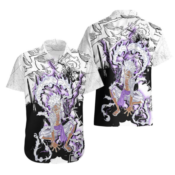 Chemise hawaïenne Luffy Gear Five Kaminari TS07 - Maison Otaku – Image 3
