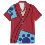 Chemise hawaïenne Luffy Wano One Piece Anime – Maison Otaku